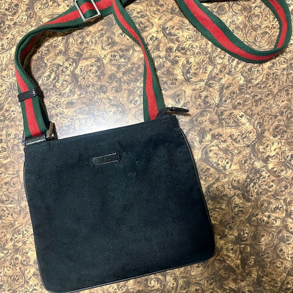 Gucci Handbags - GUCCI GG CANVAS WEB MESSENGER BAG SMALL